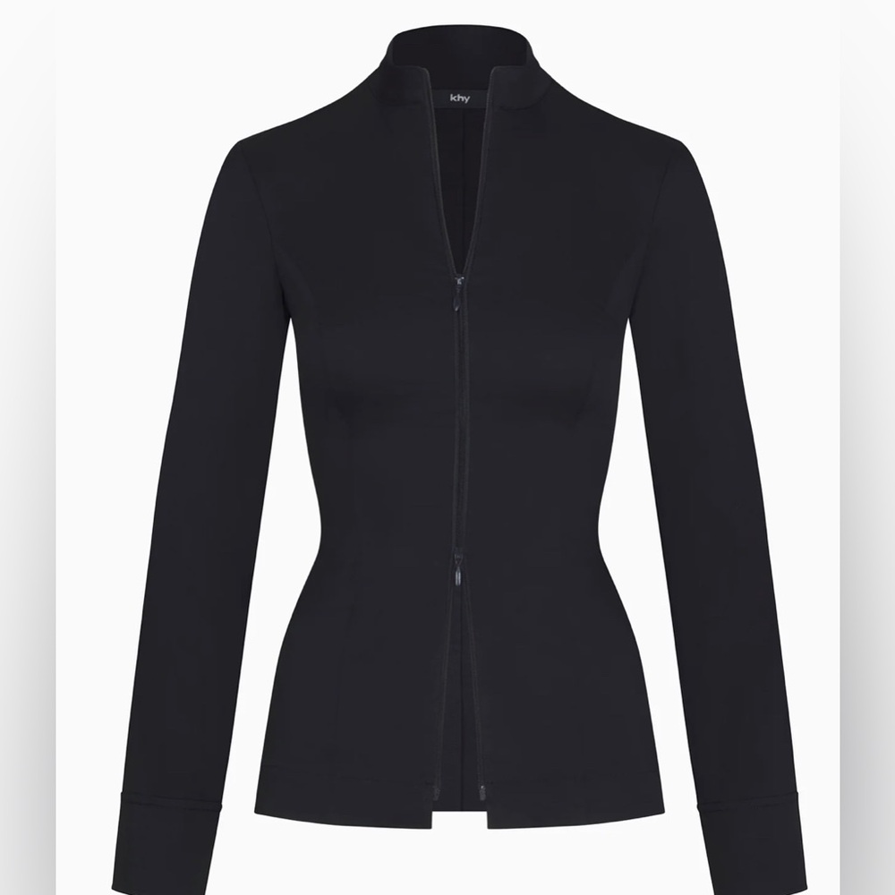 KHY poplin long zip shirt